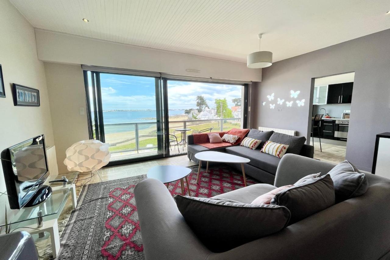 Luxury T3 Standing 2 - Vue Mer Exceptionnelle 180 Larmor-Plage Ngoại thất bức ảnh