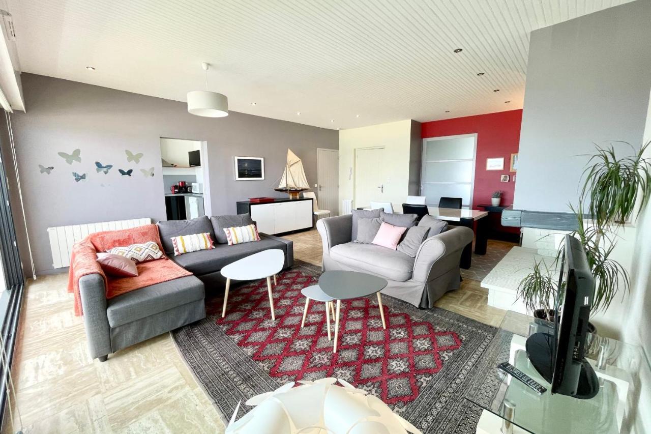 Luxury T3 Standing 2 - Vue Mer Exceptionnelle 180 Larmor-Plage Ngoại thất bức ảnh